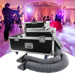 5000W 저상형 포그머신 물 연기 발생기 효과 장비 공연 웨딩 파티 KTV 무대 물 안개 기계 더블