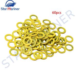 60개 기어 케이스 윤활유 배수 플러그 와셔 개스킷 26- 830749   Mercury Marine/Mercruiser 보트 부품용