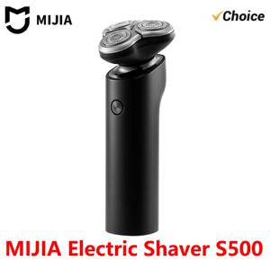 신제품 MIJIA S500 전기 면도기 건식 및 습식 면도 트리플 블레이드 트리머 수염 플로팅 헤드 남성용 전기 면도기