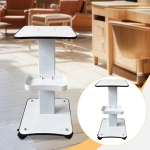 3단 이동식 미용 살롱 트롤리 카트 SPA 살롱 테이블 트롤리 스탠드 롤링 카트 기기 스킨케어 도구 홀더 정리대