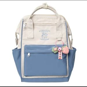 대용량 중학생 책가방 색상 매칭 심플 방수 백팩 레저 여행 수납 가방