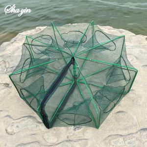 1PC 정사각형 접이식 새우 그물, 장어 그물, 랍스터 그물, 랜턴 그물, 낚시 그물, 작은 다각형 낚시 그물