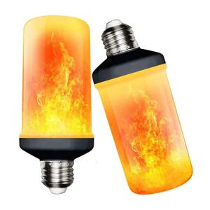E27 E14 LED 다이내믹 불꽃 효과 조명 12W 전구 다중 모드 창의적인 콘 램프 장식 조명 바 호텔 레스토랑 파티용