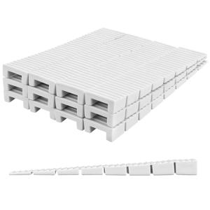 20 Pcs 조정 가능한 가구 레벨러 심 스페이서 플라스틱 웨지 의자 캐비닛 바닥재 용 미끄럼 방지 밸런스 패드 가정용