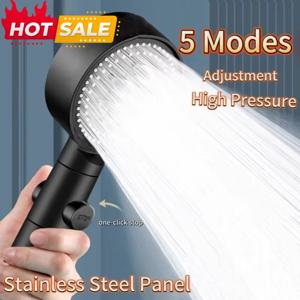 샤오미 샤워헤드 5가지 모드 절수형 조절 가능 고압 샤워기 핸드헬드 스프레이 걸이형 욕실 액세서리 신제품