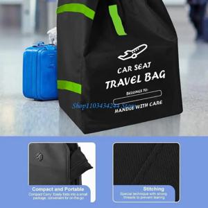 비행기를위한 G2TC 카시트 여행 백 컨버터블 유아 및 부스터 시트 파우치