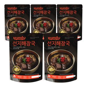 청우식품 이음식 선지해장국 700g 5개