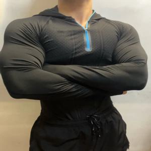 짐 지퍼 후디 1.0 피트니스 긴팔 남성용 가을/겨울 클래식 슈퍼 히어로 사이클링 러닝 속건 후디 긴 티셔츠