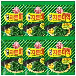 오뚜기 옛날 자른 미역 20g 6개