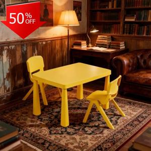 어린이용 직사각형 플라스틱 책상, 학습, 식사, 글쓰기, 가정, 교실, 어린이집, 몬테소리, 어린이 책상, 어린이용 책상
