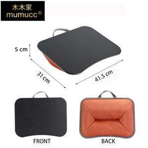MUMUCC 다기능 휴대용 자동차 노트북 테이블, 대형 입자 베개 침대 책상, 소형 컴퓨터 책상, 게임용 마우스 패드