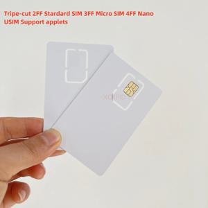 J3R150 EMV 버전 Jcop 4 자바 카드, tripe-cut 2FF Stardard SIM 3FF Micro SIM 4FF Nano USIM 지지대 애플릿