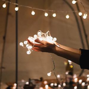 차박 캠핑 감성 LED 앵두 전구 크리스마스 줄조명