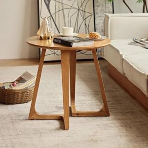 레트로 레스토랑 카페 테이블 책상 커피 테이블 발코니 주방 카페 테이블 홈스테이 오크 우드 카페 가구 Salontafel MHKFZ