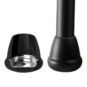 4개입 블랙 의자 다리 바닥 보호 커버 실리콘 가구 테이블 다리 보호대 나무 바닥 긁힘 방지