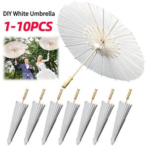 60CM 웨딩 종이 우산 웨딩 파티 사진 촬영 소품 DIY 성인 어린이 서예 그림 오일드 페이퍼 우산