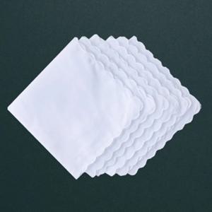 100% 면 화이트 레이스 여성 남성 손수건 DIY 핸드메이드 그래피티 타이다이 스퀘어 스카프