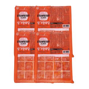 샐러드미인 딸기향푸딩 1kg 4개