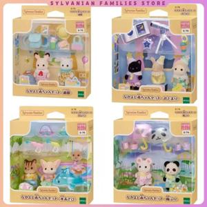 Ternurines Sylvanian Families 애니메이션 피규어 가족 세트 인형 장난감 아기 인형 Collectible Room 장식품 장식 그림 아이 선물