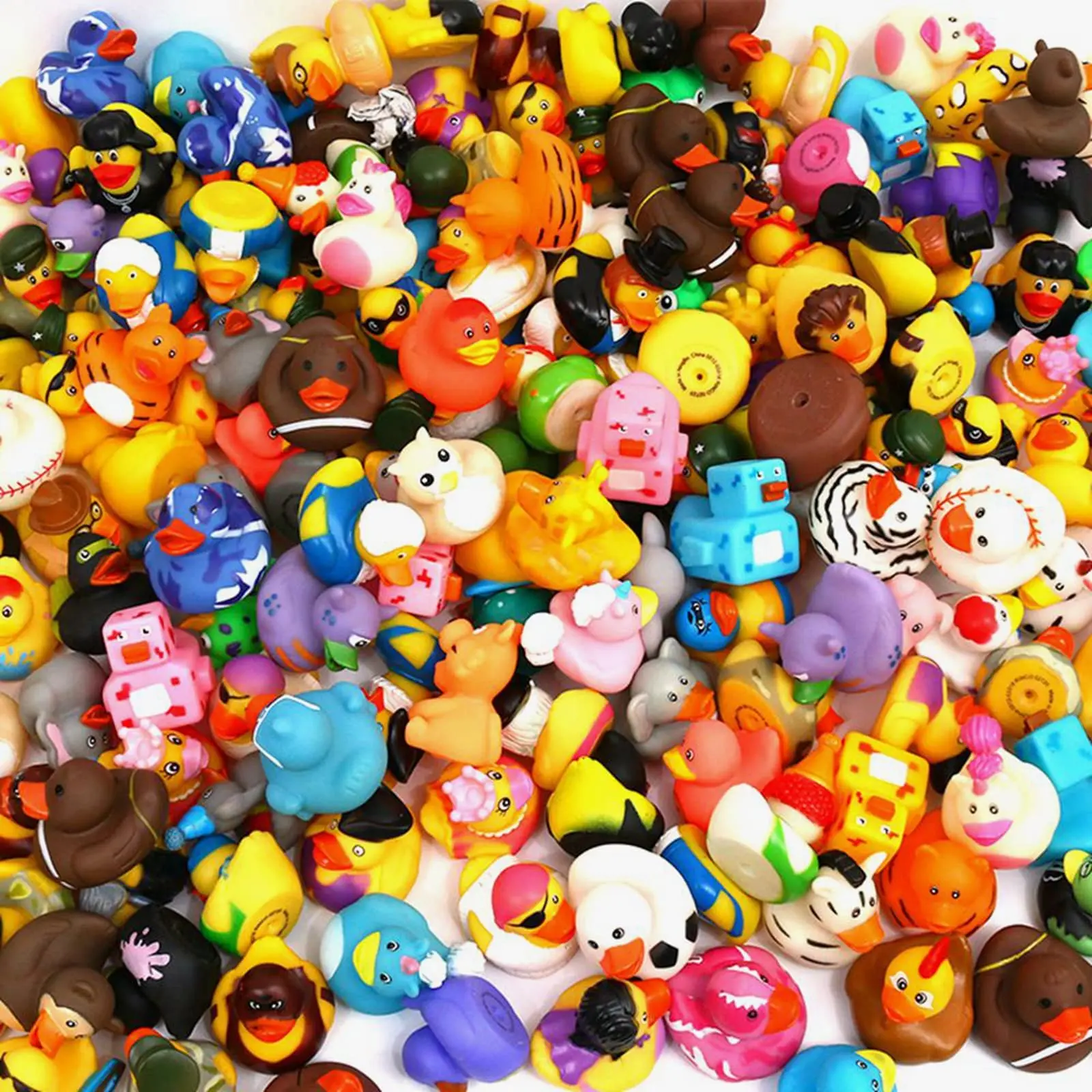 지프 장난감 구색을 위한 5-100PCS 고무 오리 - 지프 오리 파티 호의를 위한 대량 플로터 오리