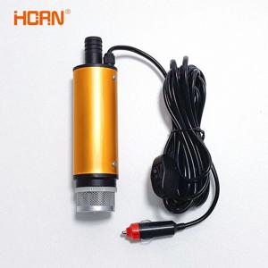 미니 수중 디젤 연료 이송 물 오일 흡입 펌프 51MM 알루미늄 합금 DC 12V 24V 30L/분 25W 차량 시거잭