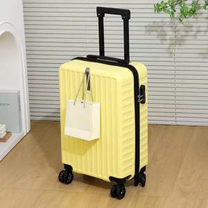 새로운 20인치 여행가방, 롤링 캐리어, 여행용 캐리어, 하드쉘 수납박스, 지퍼 잠금, 다층 수납