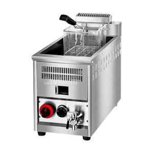 상업용 테이블형 가스 튀김기 8L 단일 실린더 치킨 칩스 튀김팬 레스토랑 장비 특가 판매