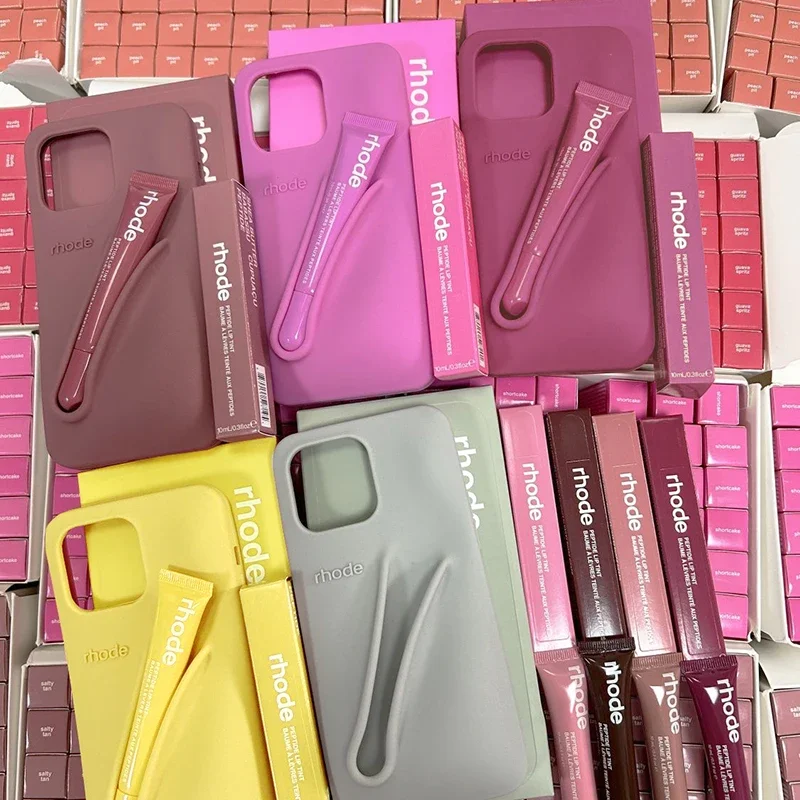 아이폰 17 프로 맥스 에어 15 14 13 12 11 17 프로맥스 플러스 폰 케이스 그레이 토스트 리본 에스프레소 홀더 실리콘 립스틱 커버