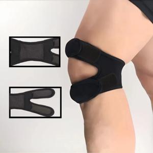 1개 압박 무릎 보호대 슬리브 서포트 밴드 패드 탄력성 브레이스 무릎 보호대 안전 농구 테니스 사이클링