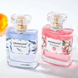 코코실리야 향수 여성용 자연스러운 꽃향기 오래 지속되는 오드 퍼퓸 오스만투스, 장미, 라벤더, 가드니아 가벼운 신선한 향수