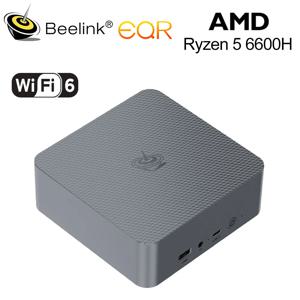 비링크 EQR7 AMD R7 7735U EQR6 R5 6600U EQR5 R5 5500U 미니 PC DDR4 16G 램 500G SSD 윈도우 11 WiFi6 4K 1000M 데스크탑 컴퓨터