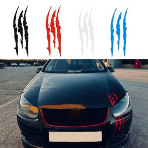 자동차 자동차 자동차 헤드 라이트 장식 비닐 데칼을 위한 자동차 몬스터 클로 스크래치 데칼 반사 스티커