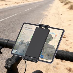 유니버설 마운트 브래킷 체육관 러닝머신 자전거 핸들바 클립 스탠드 조절 가능한 태블릿 홀더 아이패드 프로 에어 12.9 샤오미 화웨이 패드용