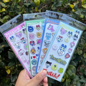 귀여운 타마고치 PVC 릴리프 스티커 학생 DIY 휴대폰 케이스 노트북 여행가방 물병 장식 남녀 보상 스티커