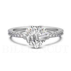 HOT 925 스털링 실버 섬세한 하트 보타이 디자인 스윗 럭셔리 샤이닝 링 로맨틱 약혼 반지 여성용 주얼리 선물