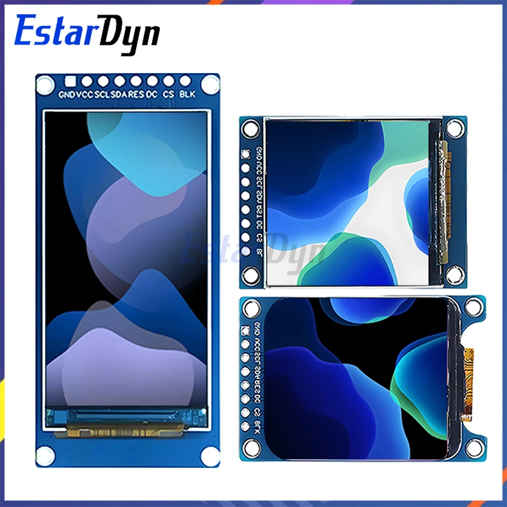 1.54 1.69 1.9 인치 IPS TFT 디스플레이 HD 스크린 SPI ST7789 아두이노 라즈베리 파이 ESP32 DIY 프로젝트용