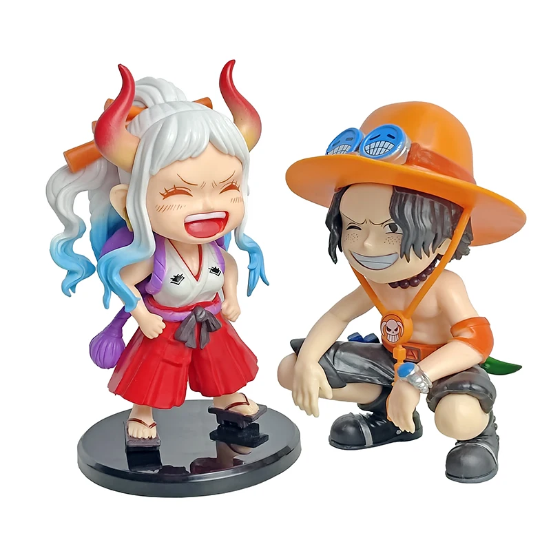 새로운 원피스 루피 솔론 산지 에이스 야마토 Q버전 만화 애니메이션 게임 캐릭터 피규어 어린이 생일 수집 장난감