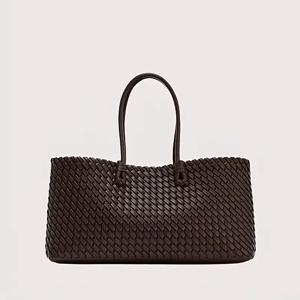 라이트 럭셔리 직조 토트 쇼핑백 |     여성용 대용량 통근용 겨드랑이 가방 |     휴대용 작업 가방의 확장 버전