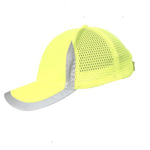 고가시성 반사 야구 모자 노란색 안전모 작업 안전 헬멧 세탁 가능 모자 안전 교통 모자 하드 헬멧