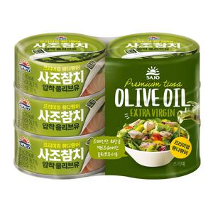 [사조공식샵] 압착 올리브유 참치 100g*6캔