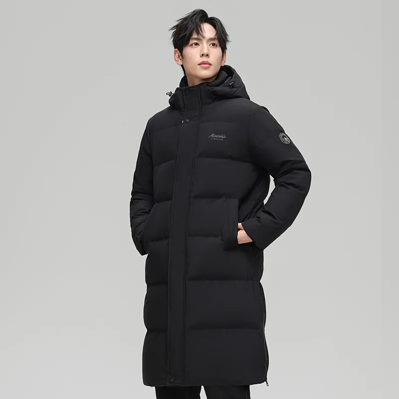 캐나다 패션 겨울 재킷 남성용 다운 파카 코트 남성용 화이트 구스 다운 재킷 후드 따뜻한 두꺼운 롱 패딩 재킷 HXY252