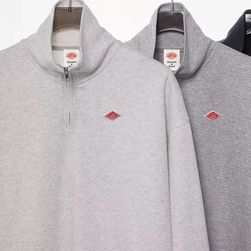 2025 가을 핫 세일 자수 오버코트 캐주얼 패션 남녀 공용 긴 소매 지퍼 재킷 코튼 터틀넥 트랙수트 탑