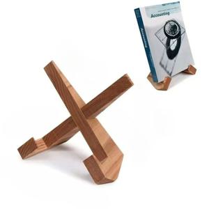 재고 있음 원목 다용도 스탠드 - 비닐 레코드, 접시, CD, 요리책 및 차 케이크용 홀더