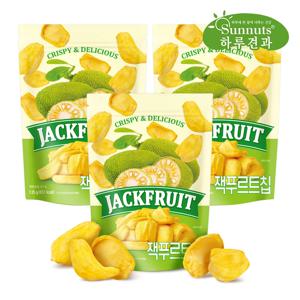 [하루견과] 바삭달콤 열대과일 잭푸르트칩 135gx3봉