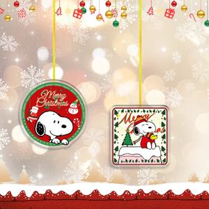 스누피 8cm 아크릴 펜던트 장식 휴일 선물 크리스마스 트리 장식 아크릴 펜던트 액세서리 침실 장식