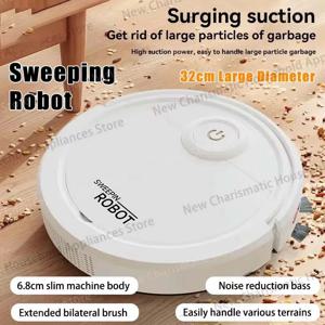2026년 신제품 32cm 대형 지능형 청소 로봇, 게으른 가정용 청소기, 자동 청소, 흡입, 물걸레질 기능