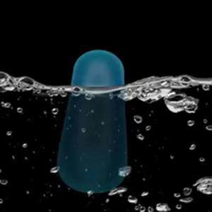 100 개/몫 고품질 고무 공간 콩 바다 잉어 플라이 낚시 파란색 고무 타원형 스토퍼 낚시 플로트 낚시 Bobber