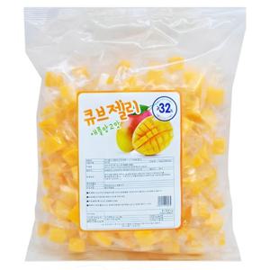 큐브 애플 망고젤리 1KG 개별포장