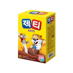 동서식품 제티 초코맛스틱 20T