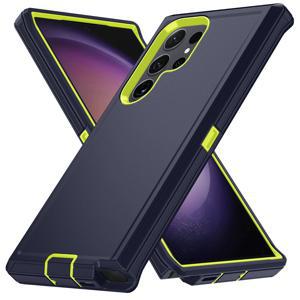 삼성 갤럭시 S25 S24 S23 S22 S21 S20 FE 플러스 울트라 노트 20 갑옷 충격 방지 수비수 전화 케이스 하드 PC + TPU 뒷면 커버